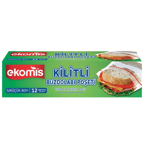 EKOMİS KİLİTLİ BUZDOLABI POŞETİ YENİ 20*